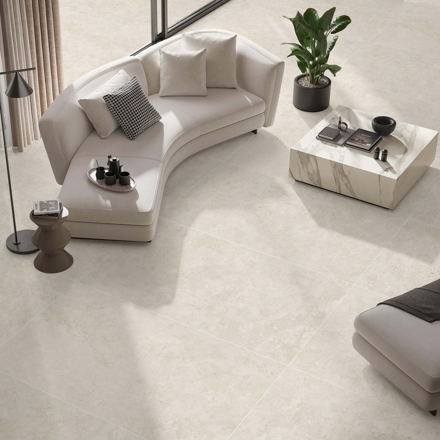 Navona 600x600 Surface Tec Bianco Travertine Look Tiles Tilemall