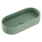 Fienza Jada Concrete Pill Basin Above Counter 600x280x120mm Sage