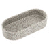 Fienza Jada Concrete Pill Basin Above Counter 600x280x120mm Terrazzo