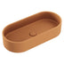 Fienza Jada Concrete Pill Basin Above Counter 600x280x120mm Tuscan