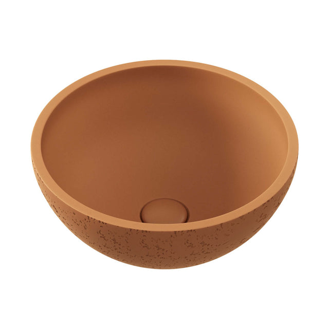 Fienza Alba Concrete Round Bowl Basin 362x145mm Tuscan Bathroom Basin Fienza Default Title