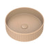 Fienza Minka Fluted Round Solid Surface Basin 400x120mm Dusk