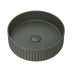 Fienza Minka Fluted Round Solid Surface Basin 400x120mm Forest
