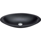 Fienza Bahama Stone Basin 600x350x105mm Matte Black