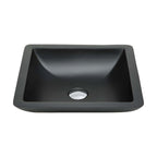 Fienza Classique Stone Basin 420x420x105mm Matte Black