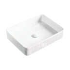 Fienza Eleanor Rectangular Above Counter Basin 500x380x100mm Gloss White
