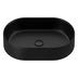 Fienza Aluca Pill Above Counter Basin 510x310x120mm Matte Black