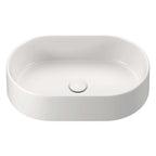 Fienza Aluca Pill Above Counter Basin 510x310x120mm Matte White