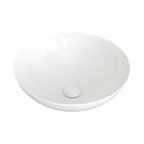 Fienza Aluca Slim Edge Basin Ceramic Above Counter 400x140mm Gloss White