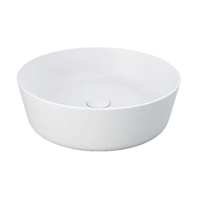 Fienza Rak Feeling Round Above Counter Basin 420x420x130mm Gloss White Bathroom Basin Fienza Default Title