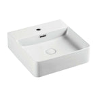 Fienza Petra Mini Above Counter 420x420x120mm Gloss White