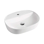 Fienza Chica Above Counter Basin 505x385x120mm Gloss White