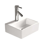 Fienza Modena Baby Above Counter Basin 330x290x120mm Gloss White
