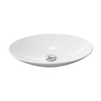 Fienza Keeto Oval Above Counter Basin 500x350x95mm Gloss White