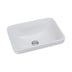 Fienza Sarah Semi Inset Ceramic Basin 440x310x150mm Gloss White