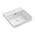 Fienza Petra Semi Inset Basin 420x420x50mm Gloss White