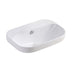 Fienza Parisa Semi Inset Basin 515x370x190mm Gloss White