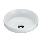Fienza Reba Semi Inset Basin 355x355x118mm Gloss White