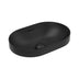 Fienza Aluca Pill Semi Inset Basin With Overflow 530x340x175mm Matte Black