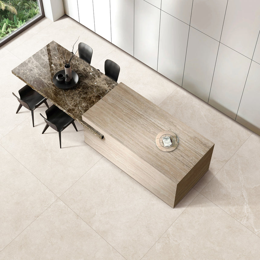 Enzo 1200x1200 Matt Sand Stone Look Tiles Tilemall