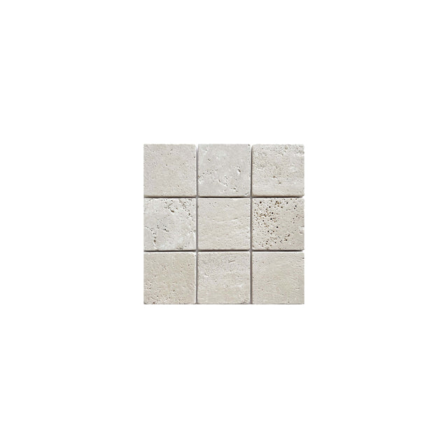 Apollo 100x100 Tumbled Beige Travertine