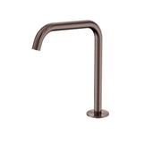 Nero Serenity 242.38x60x271.36mm brushed bronze bath spout by Tilemall with curved rectangular outlet