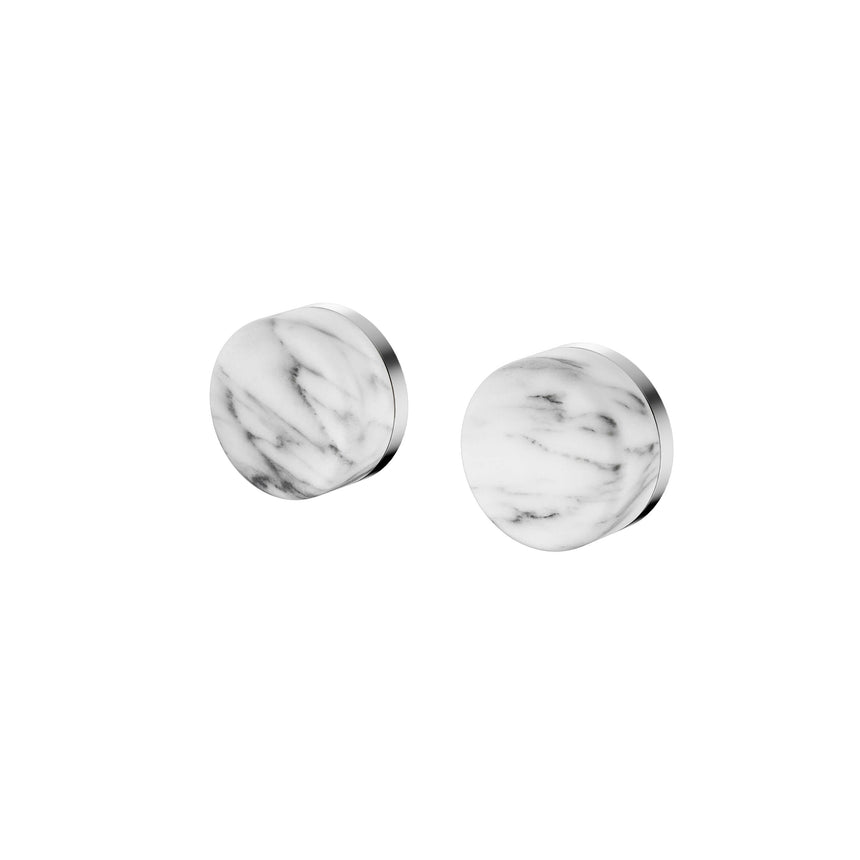 Nero Serenity Wall Top Assembly With Arabescato Corchia Handle Chrome Tapware Nero Default Title