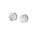 Nero Serenity Wall Top Assembly With Arabescato Corchia Handle Gun Metal