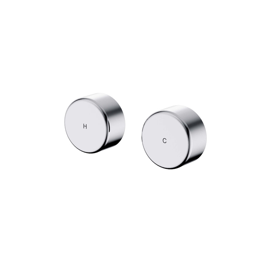 Nero Serenity Wall Top Assembly With Metal Handle Chrome Tapware Nero Default Title