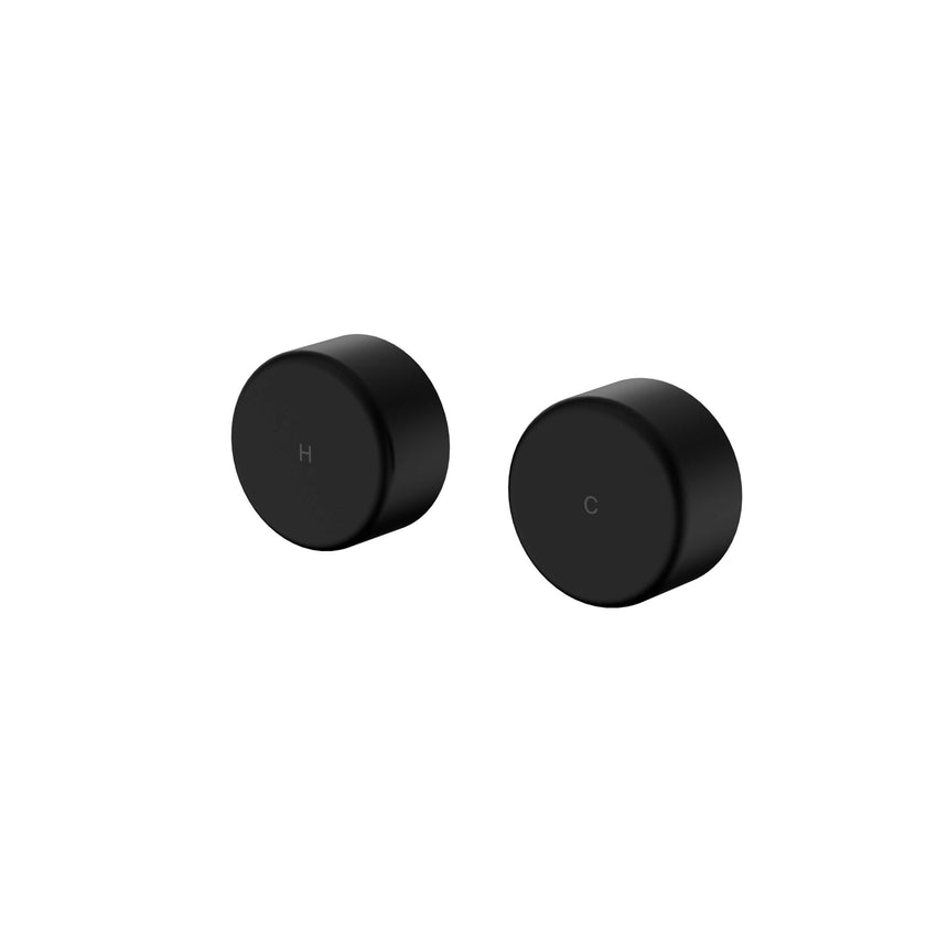 Nero Serenity Wall Top Assembly With Metal Handle Matte Black Tapware Nero Default Title