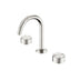 Nero Serenity Basin Set Arc Spout With Metal Handle Brushed Nickel