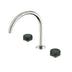 Nero Serenity Bath/Kitchen Set Arc Spout With Verde Alpi Handle Brushed Nickel