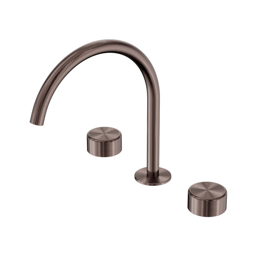 Nero Serenity Bath/Kitchen Set Arc Spout With Metal Handle Brushed Bronze Tapware Nero Default Title