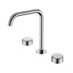Nero Serenity Bath/Kitchen Set Edge Spout With Metal Handle Chrome