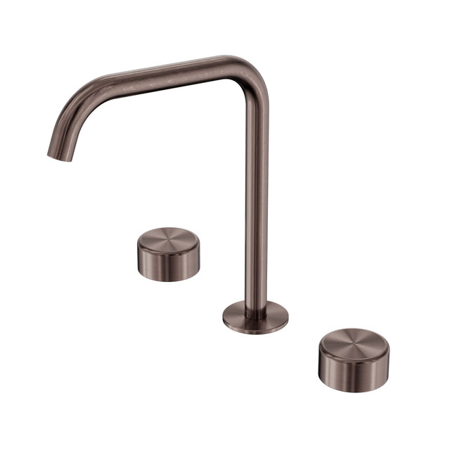 Nero Serenity Bath/Kitchen Set Edge Spout With Metal Handle Brushed Bronze Tapware Nero Default Title