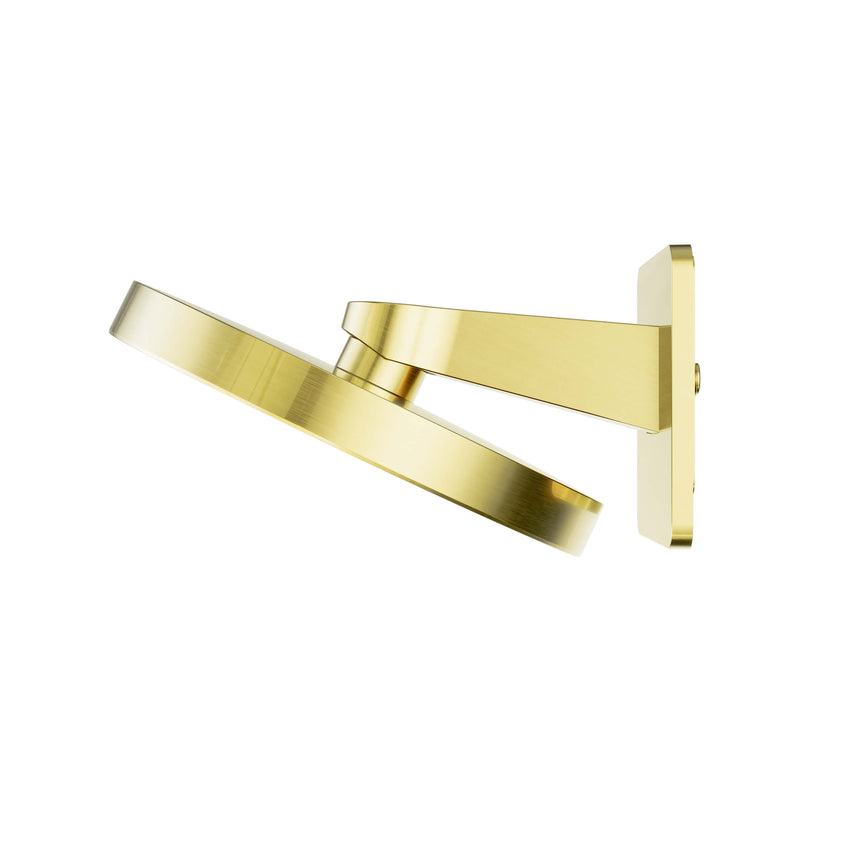 Nero Serenity Wall Shower Head Brushed Gold Shower Nero