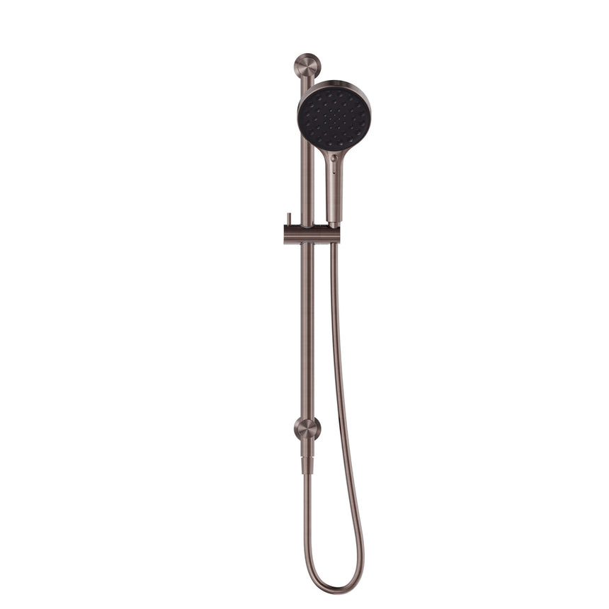 Nero Serenity Rail Shower Brushed Bronze Shower Nero
