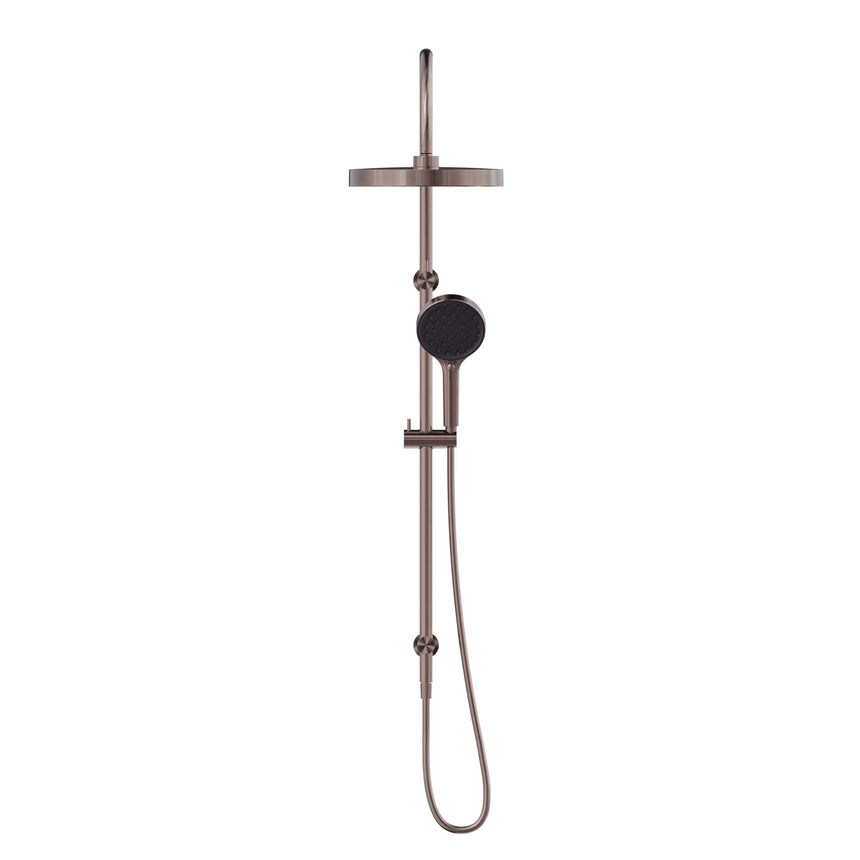 Nero Serenity Twin Shower Brushed Bronze Shower Nero
