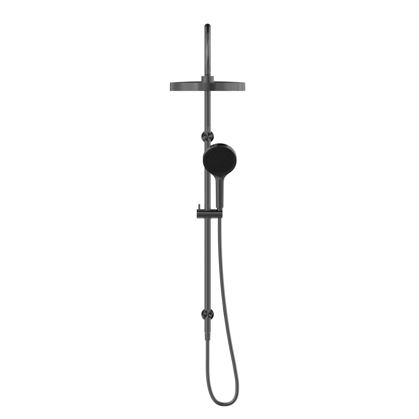 Nero Serenity Twin Shower Gun Metal Shower Nero