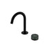 Nero Serenity Progressive Basin Mixer Arc Spout With Verde Alpi Handle Matte Black