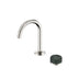 Nero Serenity Progressive Basin Mixer Arc Spout With Verde Alpi Handle Brushed Nickel
