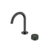 Nero Serenity Progressive Basin Mixer Arc Spout With Verde Alpi Handle Gun Metal