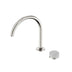 Nero Serenity Progressive Bath/Kitchen Mixer Arc Spout With Carrara Handle Brushed Nickel