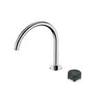 Nero Serenity Progressive Bath/Kitchen Mixer Arc Spout With Verde Alpi Handle Chrome