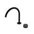 Nero Serenity Progressive Bath/Kitchen Mixer Arc Spout With Verde Alpi Handle Matte Black