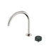 Nero Serenity Progressive Bath/Kitchen Mixer Arc Spout With Verde Alpi Handle Brushed Nickel