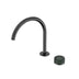 Nero Serenity Progressive Bath/Kitchen Mixer Arc Spout With Verde Alpi Handle Gun Metal
