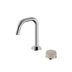 Nero Serenity Progressive Basin Mixer Edge Spout With Rome Travertine Handle Chrome