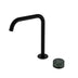 Nero Serenity Progressive Bath/Kitchen Mixer Edge Spout With Verde Alpi Handle Matte Black