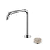 Nero Serenity Progressive Bath/Kitchen Mixer Edge Spout With Rome Travertine Handle Chrome
